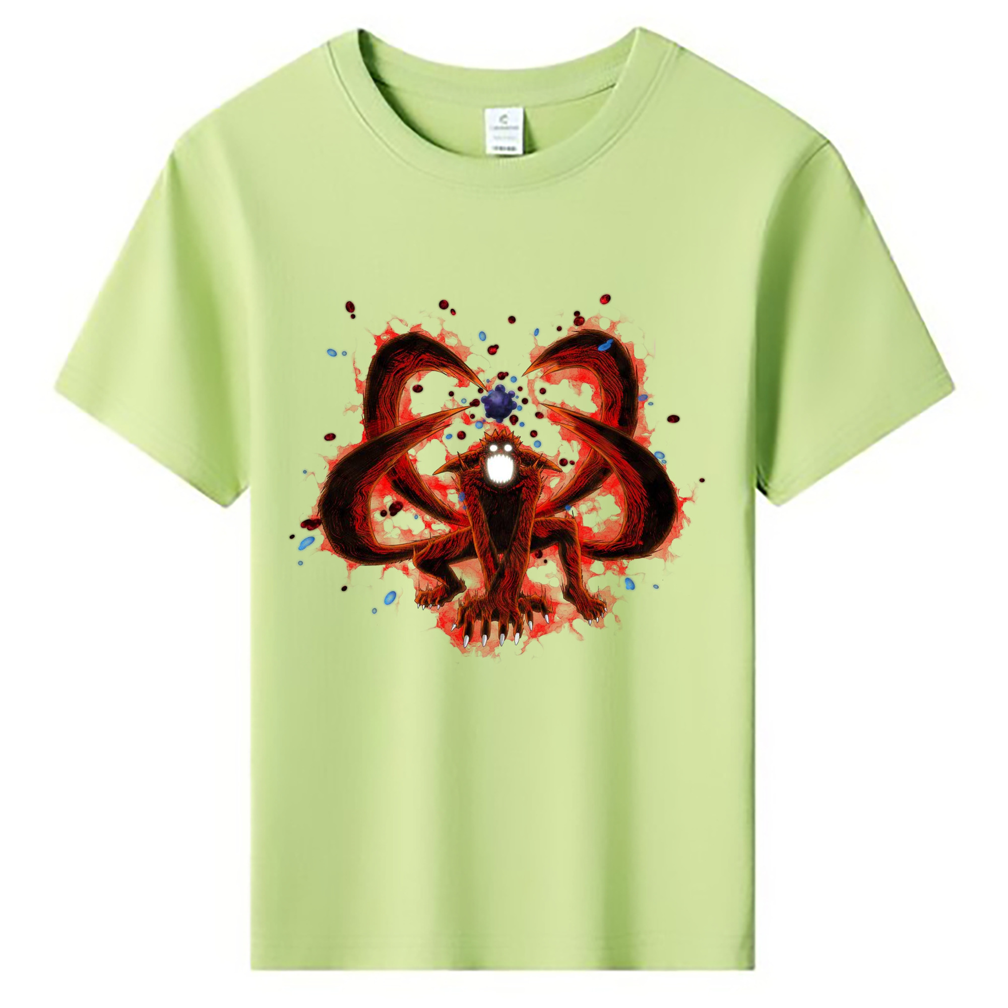 （画像用） NARUTO -ナルト- うずまき ナルト Uzumaki Naruto 綿100％キッズTシャツ（フロントプリント）